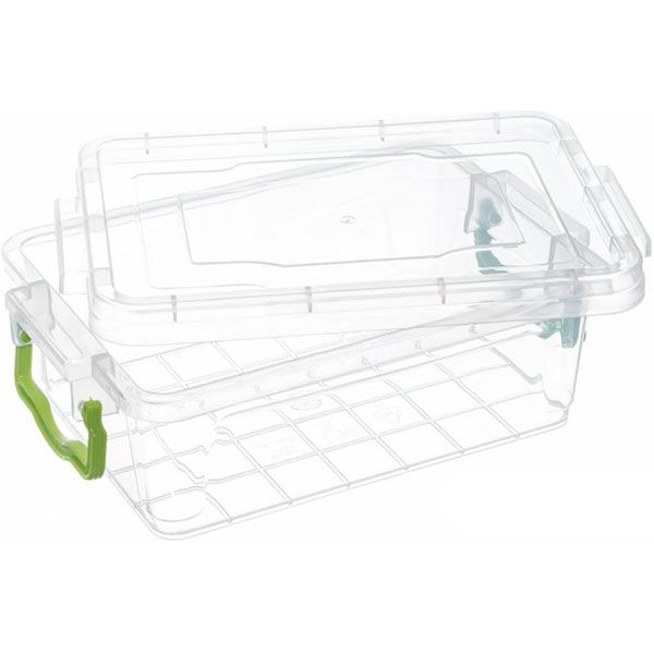 Контейнер для зберігання 7 л Ал-Пластик прозорий №5 (харчовий пластик) 126x255x375 мм(40520372)